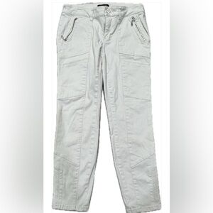 White House Black Market Light beige Cropped Pants